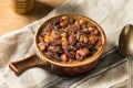 Homemade Barbecue Baked Beans Royalty Free Stock Photo