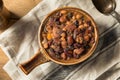 Homemade Barbecue Baked Beans Royalty Free Stock Photo