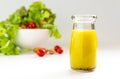 Homemade basic salad dressing Royalty Free Stock Photo