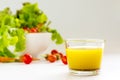 Homemade basic salad dressing Royalty Free Stock Photo