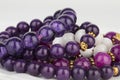 Homemade bead jewelry. Royalty Free Stock Photo