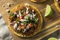 Homemade Beef and Cheese Tostadas