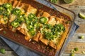 Homemade Beef Enchiladas with Red Sauce