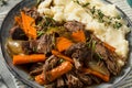 Homemade Beef Pot Roast Royalty Free Stock Photo