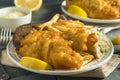 Homemade Beer Battered Fish Fry Royalty Free Stock Photo