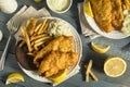 Homemade Beer Battered Fish Fry Royalty Free Stock Photo