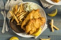 Homemade Beer Battered Fish Fry Royalty Free Stock Photo