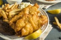 Homemade Beer Battered Fish Fry Royalty Free Stock Photo