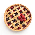 Homemade Berry Pie with Lattice Crust
