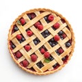 Homemade Berry Pie with Lattice Crust