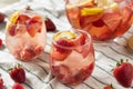 Homemade Berry Rose Sangria