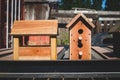Homemade Bird Houses Built from Wood