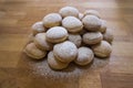 Home made biscuits kneaded without sugar