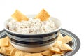 Homemade Black Forest Ham Dip With Sea Salt Crackers