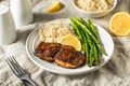 Homemade Blackened Mahimahi White Fish Royalty Free Stock Photo