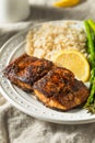 Homemade Blackened Mahimahi White Fish Royalty Free Stock Photo