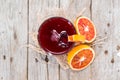 Homemade Blood Orange Juice Royalty Free Stock Photo