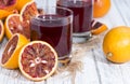 Homemade Blood Orange Juice Royalty Free Stock Photo