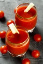 Homemade Bloody Mary tomato cocktail