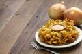 Homemade blooming onion Royalty Free Stock Photo