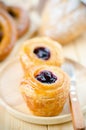 Homemade Blueberry Cruffins(Croissant and Muffin)