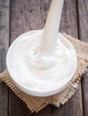 Homemade body butter Royalty Free Stock Photo