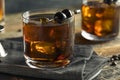 Homemade Boozy Coffee Old Fashioned Royalty Free Stock Photo
