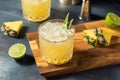 Homemade Boozy Pineapple Margarita