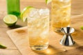 Homemade Bourbon Whiskey Ginger Lime