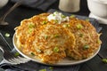 Homemade Boxty Irish Potato Pancakes Royalty Free Stock Photo