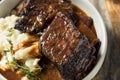 Homemade Braised Beef Short Ribs Royalty Free Stock Photo