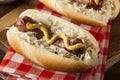 Homemade Bratwurst with Sauerkraut