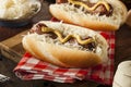 Homemade Bratwurst with Sauerkraut