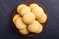 Homemade brazilian cheese buns Royalty Free Stock Photo