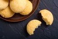 Homemade brazilian cheese buns Royalty Free Stock Photo