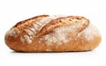 Homemade Bread Bliss on White Background