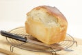 Homemade bread cooling on a rack Royalty Free Stock Photo