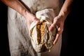 Homemade bread rustic sourdough Royalty Free Stock Photo
