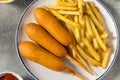 Homemade Breaded Beef Corndogs