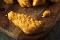 Homemade Breaded Chicken Tenders Royalty Free Stock Photo