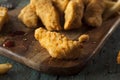 Homemade Breaded Chicken Tenders Royalty Free Stock Photo