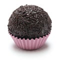 Homemade brigadeiro, brazilian chocolate truffle