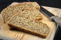 Homemade brown bread Royalty Free Stock Photo