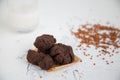 Homemade buckwheat flour cookies