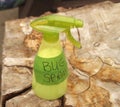 Homemade bug spray Royalty Free Stock Photo