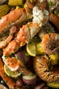 Homemade Cajun Seafood Boil Royalty Free Stock Photo