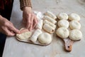 Homemade cakes. Cooking homemade pies.