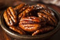 Homemade Candied Pecans with Cinnamon