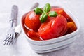 Homemade canned tomatoes