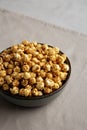 Homemade Caramel Pop Corn in a Bowl, low angle view Royalty Free Stock Photo